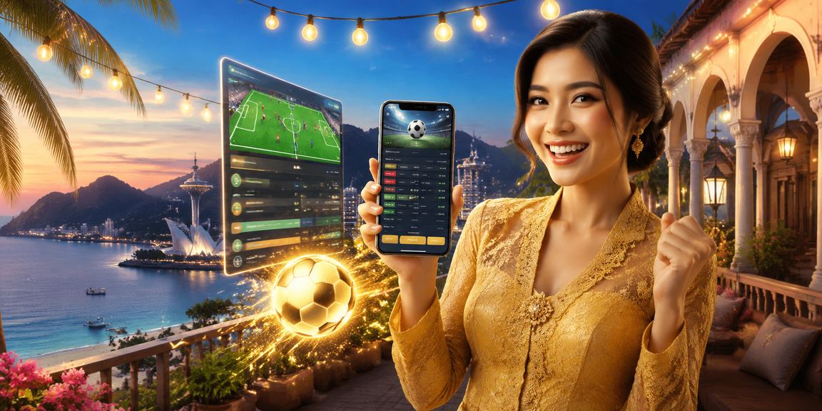 Pengguna aplikasi kasino berbaju kebaya di Langkawi menikmati meja blackjack jav777